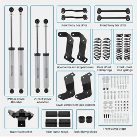OA5BRV BFO Lift Shocks Control Arms Jlu Kit Jeep Wrangler #2
