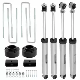 Q6RZL2 BFO Suspension Lift Shocks Coil Spacers Kit 1500 4WD