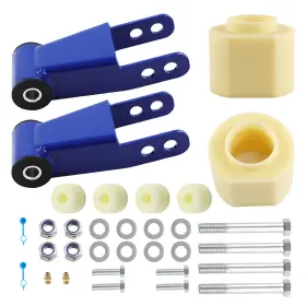 S1AO5K BFO Front Rear Lift Shackles Kit Xj 2WD 4WD Jeep