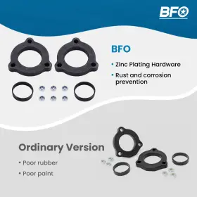 T5HC3P BFO Front Leveling Lift Spacers Kit Gmc Chevy Canyon #3