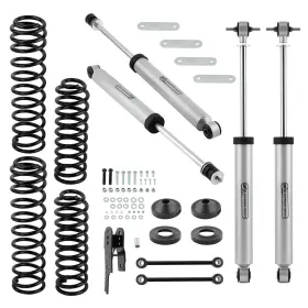 TKM1DF BFO Lift Jk Coil Springs Shocks Bracket Kit Jeep