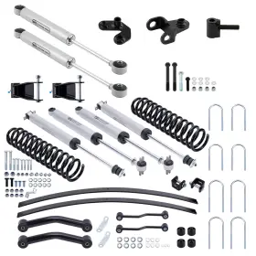 TU1WM8 BFO Lift Steering Stabilizer Shocks Kit Xj 2WD 4WD