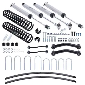 V5IO7D BFO Suspension Lift Leaf Springs Kit Xj Jeep Cherokee