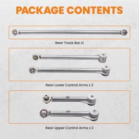 VM3CGI BFO Tubular Control Arm Track Bar Set 2WD Toyota #3