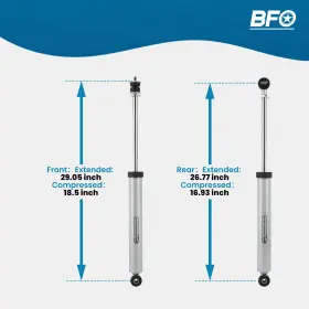 WBO2ZS BFO Lift Jku Shock Absorbers Kit 2WD 4WD Jeep Wrangler #2