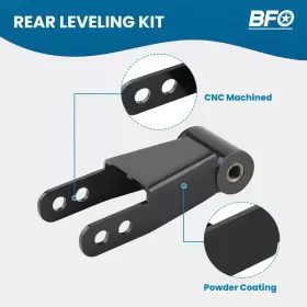 WCPZK9 BFO Rear Shackles Lift Level Kit Xj Jeep Cherokee #3