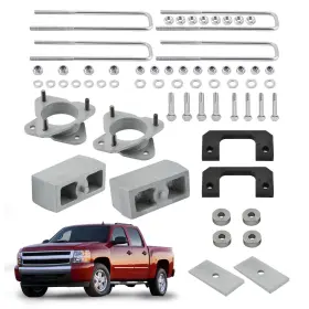 WTB84X BFO Front Rear Lift Spacers Kit 1500 4WD Gmc Sierra #2