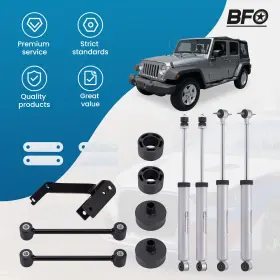WTE6HI BFO Lift Shocks Coil Spring Spacers Jk Kit Jeep #2