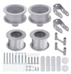 Z4LMSE BFO Front Rear Lift Shock Extenders Kit Jeep Wrangler