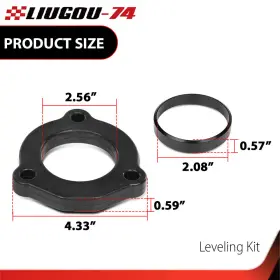 BIG001019 BIG-WHEEL Leveling Kit 2WD 4WD Chevy Gmc Canyon #3