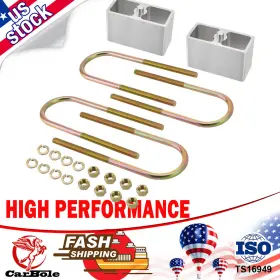 C23230 CARBOLE Rear Leaf Spring Lowering Block Bolts Nuts Kit