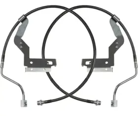 CS-FORDBBL-LVL-17-F CARLI Sd Braided Brake Lines Leveling 350