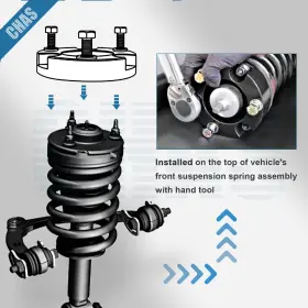 CH831472AS CHAS Leveling Lift Front Rear Kit F-150 2WD 4WD #2