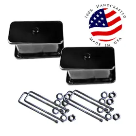 5465484 CHASSIS TECH Lift Rear Steel Blocks Bolts 4X4 Ford
