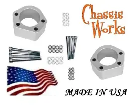 SPA-BJ-GMSUV9200-LFT-2 CHASSIS-WORKS Ball Joint Spacers Lift