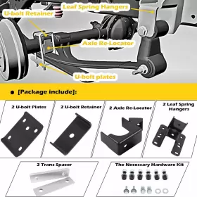 301360 CHEVY Rear Lowering Axle Kit 1500 Gmc Silverado Sierra #3