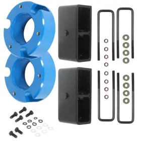 Csdex 12473530 3 Inch Front 2 Rear Leveling Lift Kit Blue For 2007-2022 Chevrolet Silverado 1500