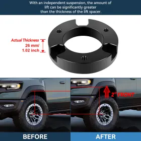 ECP116122HK3 ECCPP Front Leveling Kit Toyota Tundra Sequoia