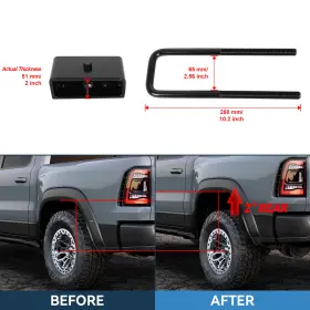 ECP844948HK ECCPP Front Rear Leveling Lift Kit 2500 3500 Rwd #3