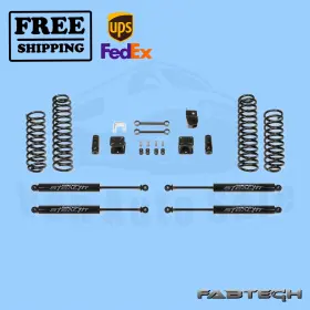L153359 FABTECH MOTORSPORTS Sport Stealth Shocks Jk Door 4WD