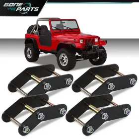 GONEPARTS-2024053006 GONEPARTS Yj Front Rear Shackle Lift Kit #3