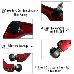 104052 GWM MOTORS Lift Upper Control Arm End Bushing Kit F150 #3