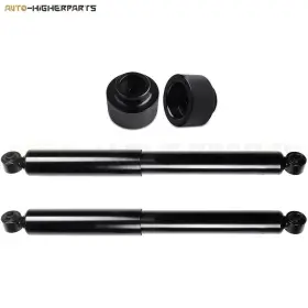 9989607 HIGHER-AUTOPARTS Set Rear Leveling Lift Shocks Struts
