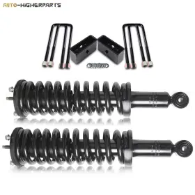 9989651 HIGHER-AUTOPARTS Rear Leveling Lift Front Struts Kit