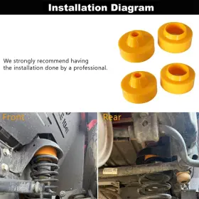 MMR.30050 HOOKE ROAD Front Rear Spacer Lift Jl Kit Jeep