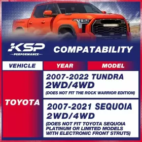 743636446582 KSP PERFORMANCE Front Rear Leveling Lift Kit 2WD #2