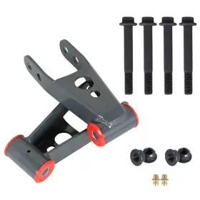 LAW118014 LABWORK Rear Lift Shackles Level Kit Xj Jeep #3