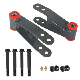 LAW118014 LABWORK Rear Lift Shackles Level Kit Xj Jeep