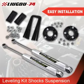 BIG90058 LIUGOU74 Leveling Lift Shocks Set Kit F-150 2WD 4WD #3