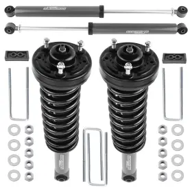 143NDC MAXPEEDINGRODS Leveling Lift Struts Shock Kit F150 4WD