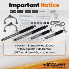 14SR89 MAXPEEDINGRODS Lift Level Shock Kit 2500 Chevy Gmc