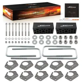 1UA2PL MAXPEEDINGRODS Front Rear Lift Spacer Steel Kit T100