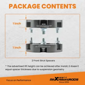 23JSMX MAXPEEDINGRODS Front Leveling Lift Kit Fj Toyota #3
