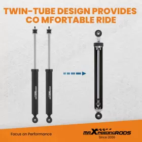 26W74T MAXPEEDINGRODS Front Rear Lift Shocks Kit 4WD Toyota #2