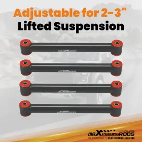 2P8C0A MAXPEEDINGRODS Lift Front Upper Lower Control Arms Set