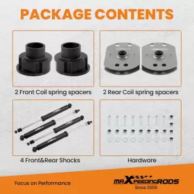 2SWMYL MAXPEEDINGRODS Front Rear Lift Leveling Kit 2500 4WD #2