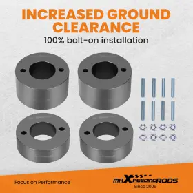 2ZV9OM MAXPEEDINGRODS Front Rear Lift Strut Spacers Kit Crv #3
