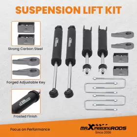 35HFWL MAXPEEDINGRODS Front Rear Lift Kit 1500 4X4 4WD Chevy #2