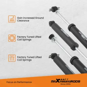 38VGFD MAXPEEDINGRODS Lift Dual Steering Stabilizer Kit Tj #2