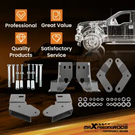 3JX6KM MAXPEEDINGRODS Steering Control Arm Bracket Lift Kit #2