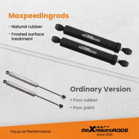 4NFUIM MAXPEEDINGRODS Leveling Lift Shocks Kit 1500 Chevy Gmc #2