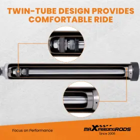4NFUIM MAXPEEDINGRODS Leveling Lift Shocks Kit 1500 Chevy Gmc #3