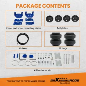 69P2CG MAXPEEDINGRODS Rear Air Spring Single Dual Wheel Kit #3