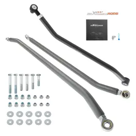 6WCG30 MAXPEEDINGRODS Track Bar Crossover Steering Kit Xj Tj