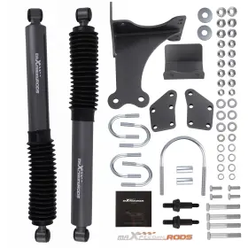 6ZJV6K MAXPEEDINGRODS Dual Steering Stabilizers Lifted F250