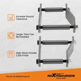 7X3S1F MAXPEEDINGRODS Front Rear Lift Equator Kit Nissan #2